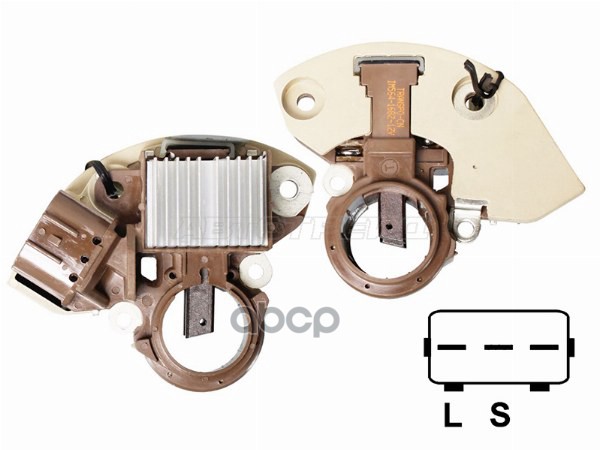 Реле-регулятор напряжения генератора NISSAN TIIDA C11X HR16DE LHD 07-/QASHQAI J10E HR16DE 07-13/NOTE Sat арт. ST-23215-BC40A