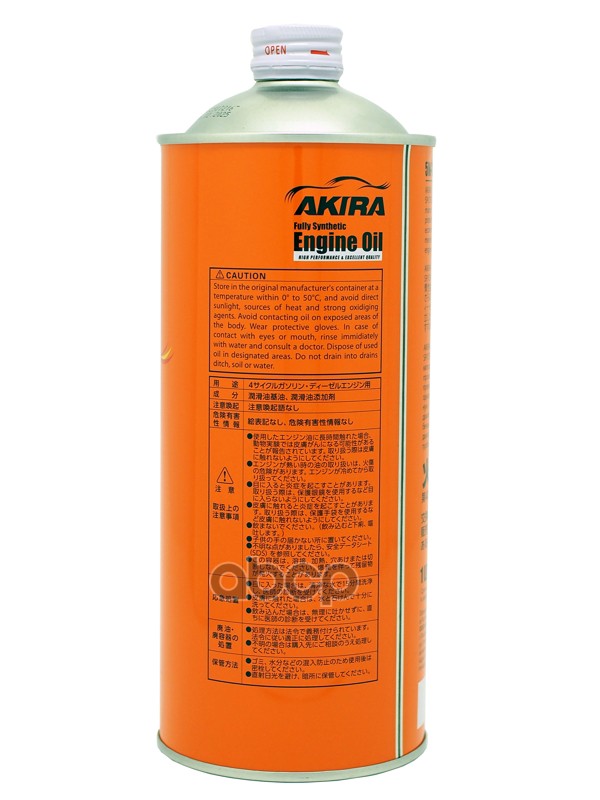 Масло AKIRA 5/30 ENGINE OIL синтетическое FS SP/CF/GF-6  1л Япония A00032237-001
