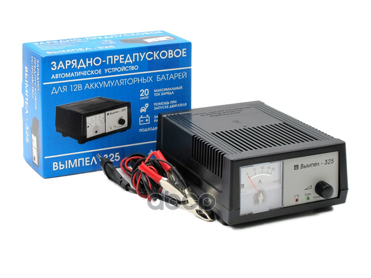 Устроиство зарядное Вымпел 12V 0-20A PW-325