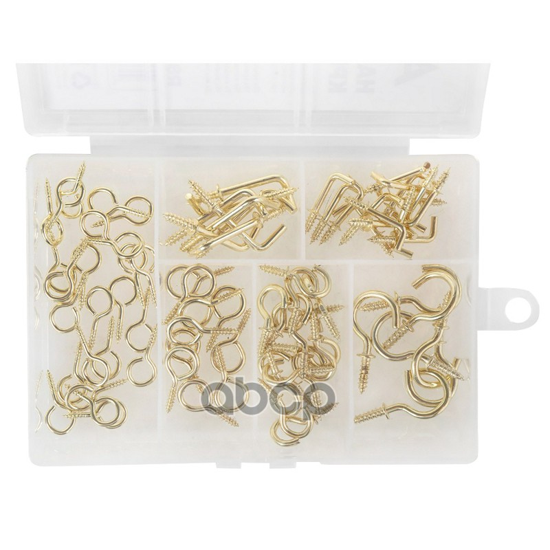 Набор винтовых крючков 80пр. ARNEZI R8020131