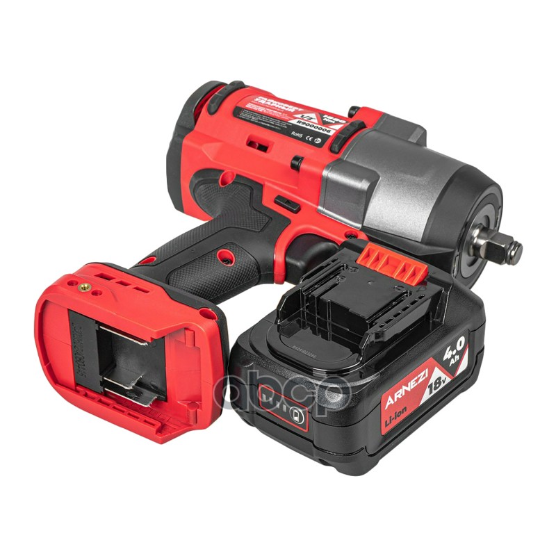 Гайковерт ударный аккумуляторный бесщеточный 1/2