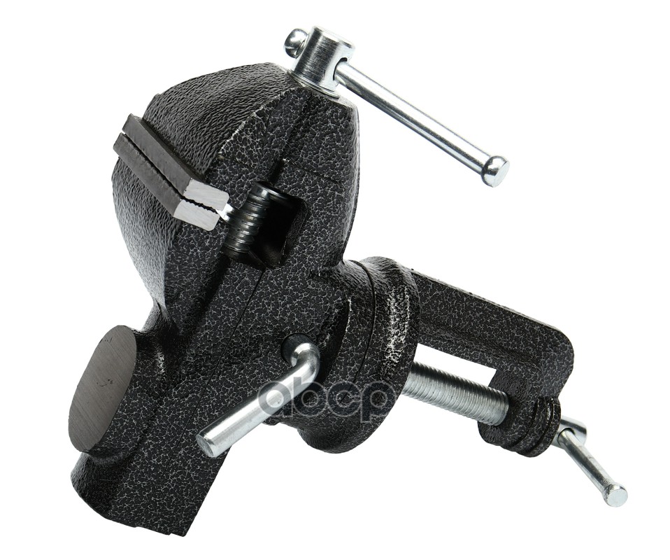 Тиски 60мм (2.36) настольные чугунные с боковым креплением и наковальней ЭВРИКА