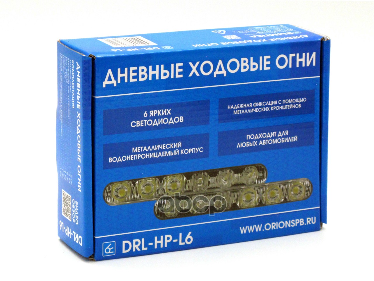 Ходовые огни DRL-HP-L6 (мет. корп. 6 диод.)
