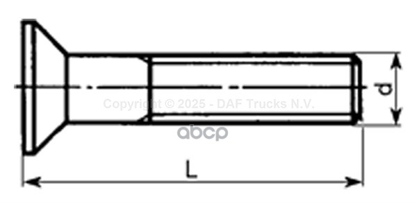 болт подвески M16x50 DAF XF105