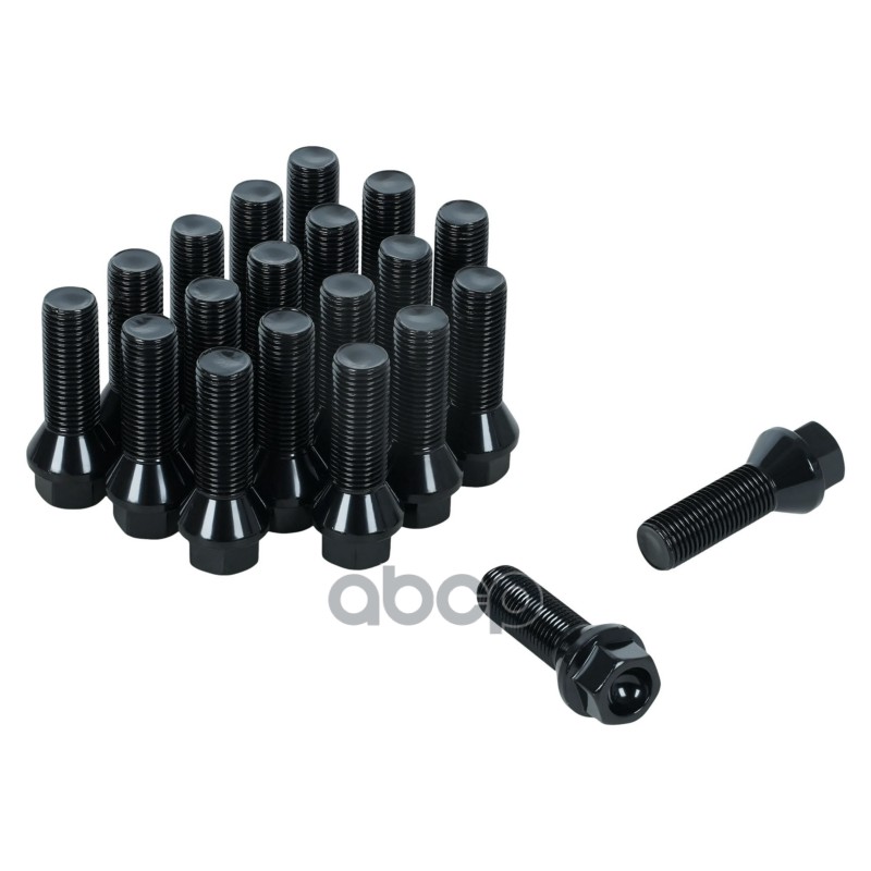 Болт колесный M14 x 1,5 x 35 x 55, конус, кл.17, чёрный электрофорез BMW Airline ABLT018 36136781152;36136758730;