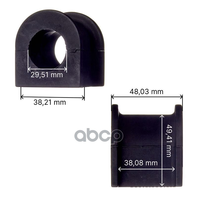 Втулка стабилизатора пер.