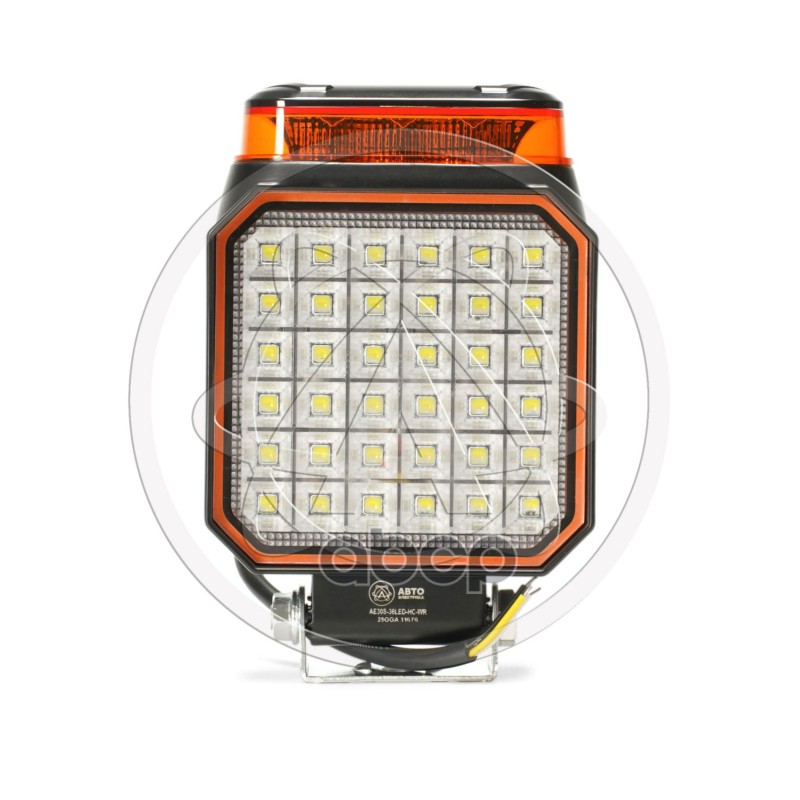 Фара дополнительная светодиодная (LED) AE30S-36LED-HC-WR С МАЯКОМ В СБОРЕ квадра