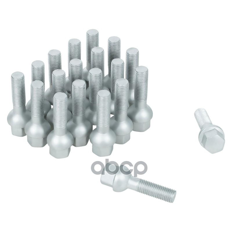 Болт колесный M12 x 1,5 x 32 x 62,5, сфера R12, кл.17, дакромет Mercedes Airline ABLT008 A0009901007;A0009904807;A1244000170;0009901007;0009904807;1244000170;