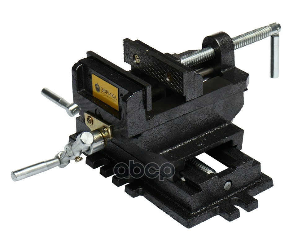 Тиски 100мм (4) станочные чугунные с винтовыми механизмами ЭВРИКА
