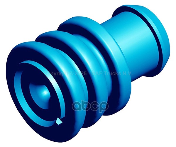 уплотнитель синий для кабеля D=0.5-1.0мм DAF