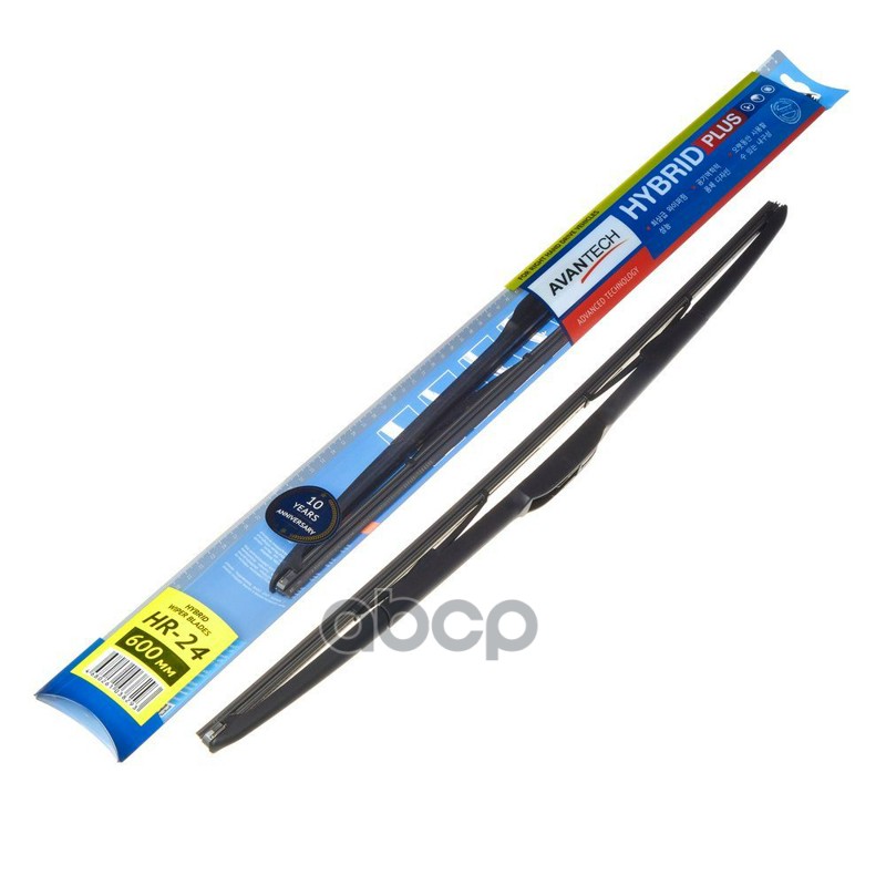 Щетка стеклоочистителя гибридная на правый руль Avantech Hybrid 600мм ( 24'' ) 1272346 / 3834057L00 / 38340-57L00 / 642302 / 8250A173 / 8521242120 / 85212-42120 / 8522233241 / 85222-33241 / 8522242110 / 85222-42110 / 8522250080 / 85222-50080 / 8522252180