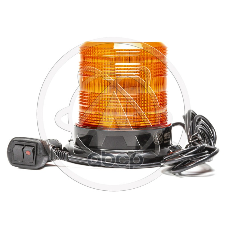 Маяк импульсный 12/24V (60 светодиодов) 7 режимов на магните желтый AVTOELECTRIC