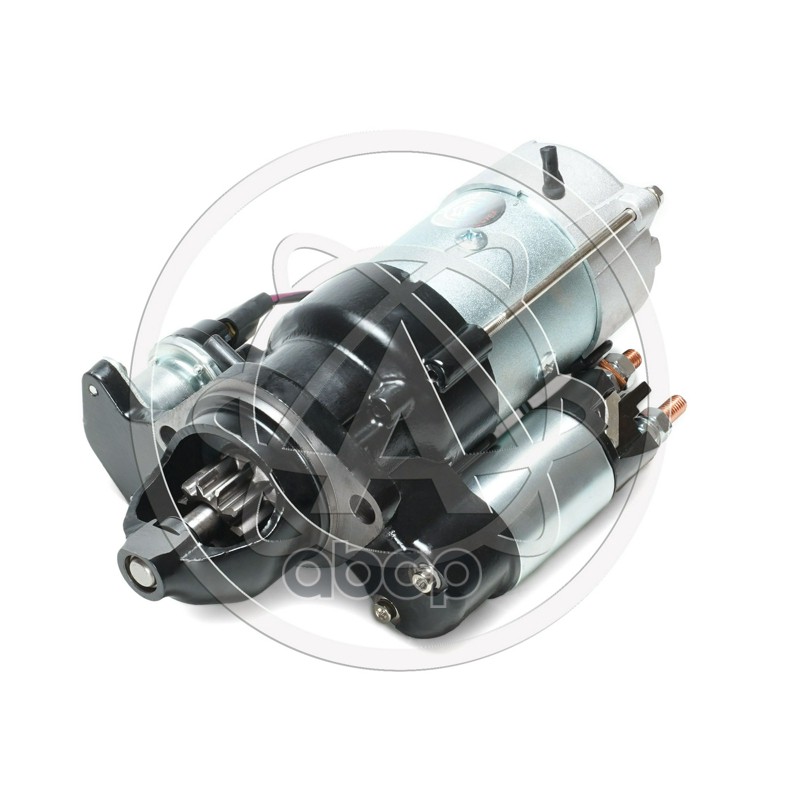 Стартер 536.3708010-02 AE, 24В, 6кВт, с доп. реле, для двиг. ЯМЗ-536 (z=10), (M9