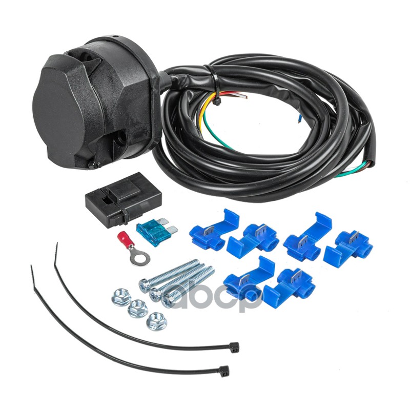 Проводка для фаркопа 1.5м, 7 пиновая розетка Проводка для фаркопа 1.5м, 7 пиновая розетка