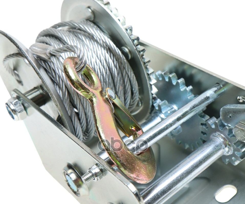 Лебедка барабанная 0.90т L=10м тросовая двухскоростная ЭВРИКА