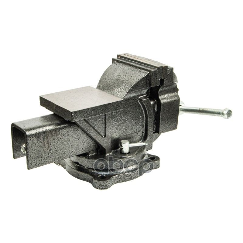 Тиски 100мм (4) поворотные чугунные с наковальней и трубных захватом ЭВРИКА