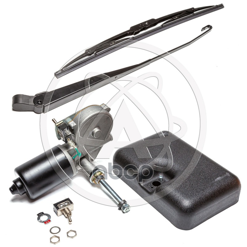 Мотор-редуктор стеклоочистителя МТЗ-80 комплект (рычаг+ щетка) 12V AVTOELECTRICA