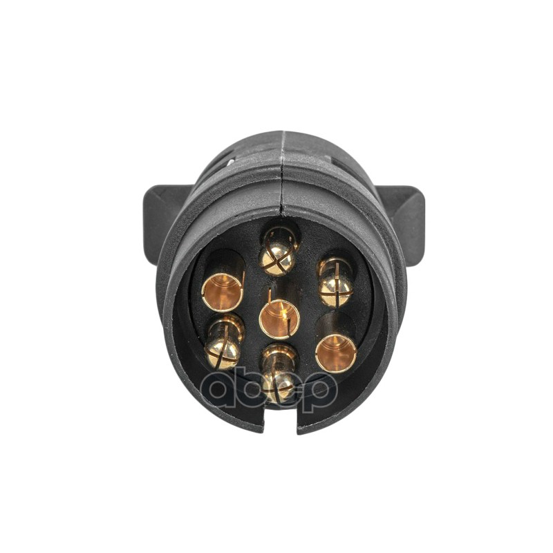 Разъем фаркопа (папа) пластик, 7 контактов универсальный Разъем фаркопа (папа) пластик, 7 контактов универсальный