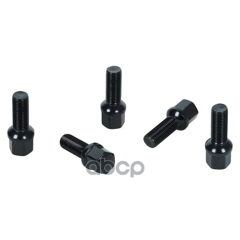 Болт колесный M14 x 1,5 x 33 x 58, сфера R14, кл.19, чёрный электрофорез VW/Mercedes Airline ABLT016 7201016;701601139;701601139B;A6014010270;2D0601139;