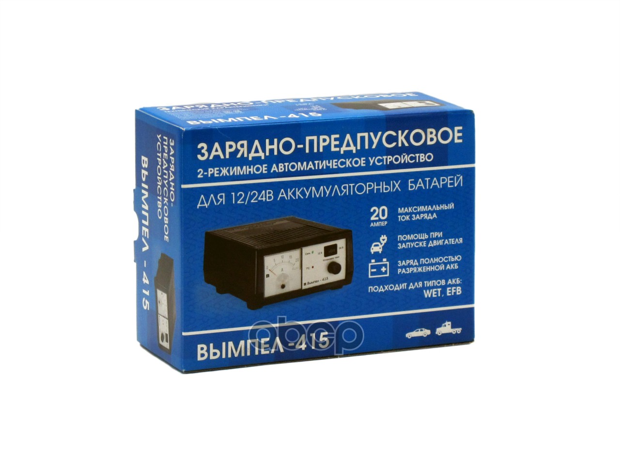 Устроиство зарядное Вымпел 12/24V PW-415