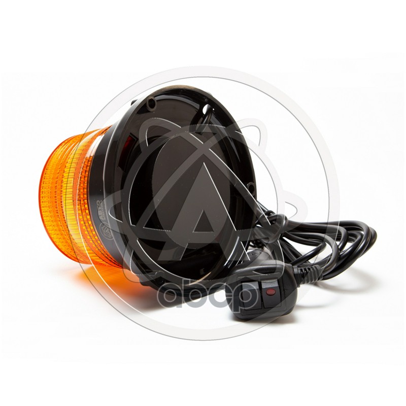 Маяк импульсный МИМ-02 АЕ 40 светодиодов магнитболты (7 режимов) h98мм, d125мм А