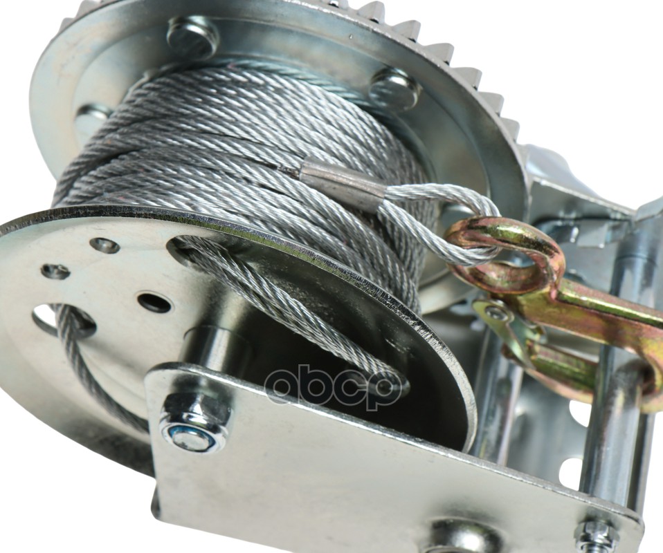 Лебедка барабанная 0.55т L=10м тросовая ЭВРИКА