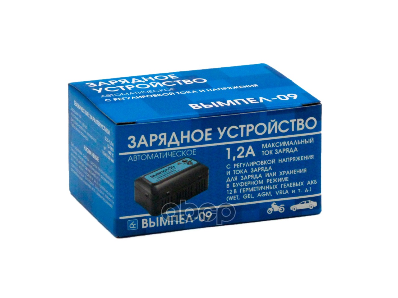Зарядное устройство Вымпел-09 автомат 12 В 1,2 А с регулировкой тока и напряжения С. Петербург Вымпел-09