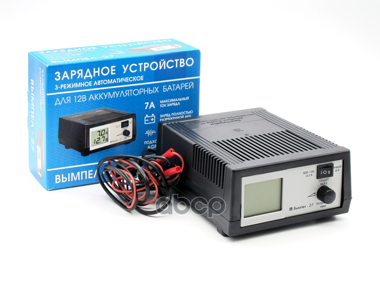 Устроиство зарядное Вымпел 0-7А Вымпел 27 (автомат, 14,1/14,8/16В, сегментныи