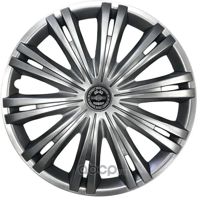 Star S1309 Колпаки декоративные (на пруж.) R-13 Гига серебристый (к-т 2 шт)