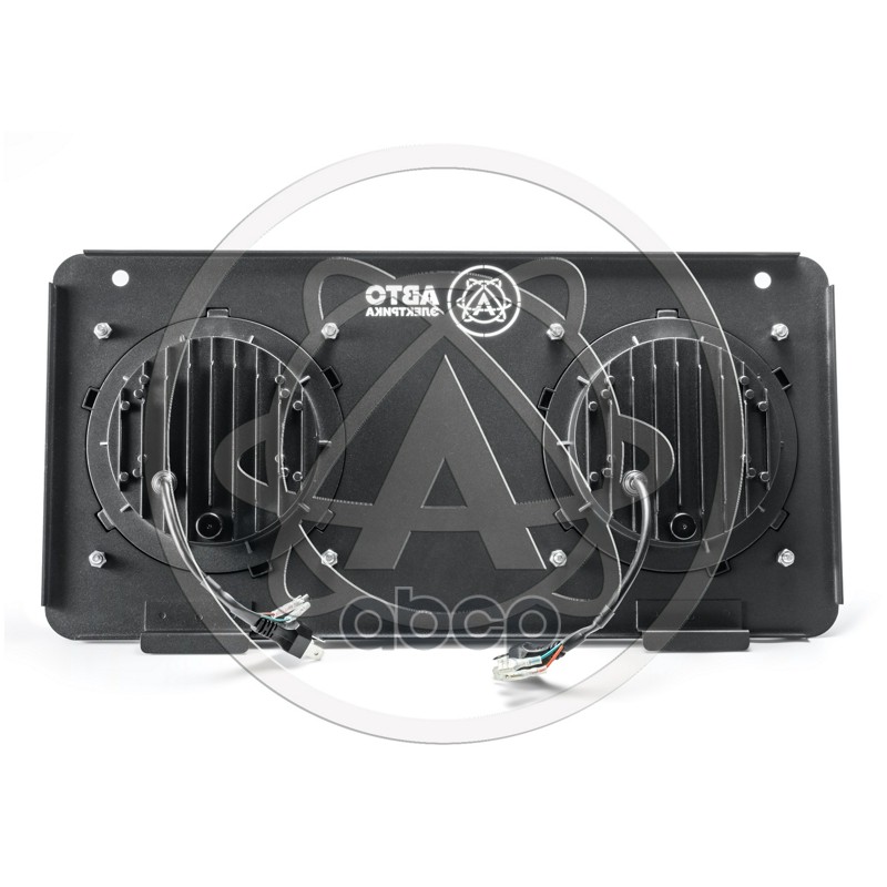 Фара МТЗ передняя круг.светодиодная комплект с ДХО,с поворот,с рамкой крепления