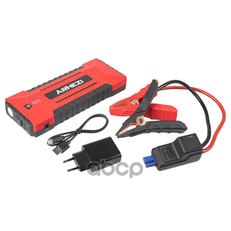 Портативное пусковое (зарядное) устройство JS-2500, 16000 мАч