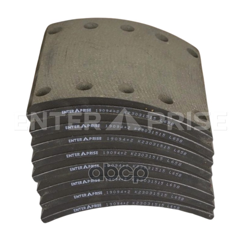 Накладки тормозные 19094 2-й ремонт BPW, SAF 420x200 (с заклёпками)