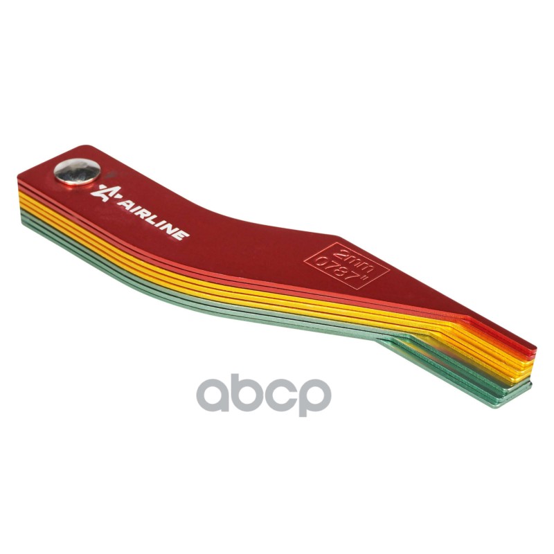 Щуп для измерения толщины колодок дисковых Набор 8 предметов, блистер