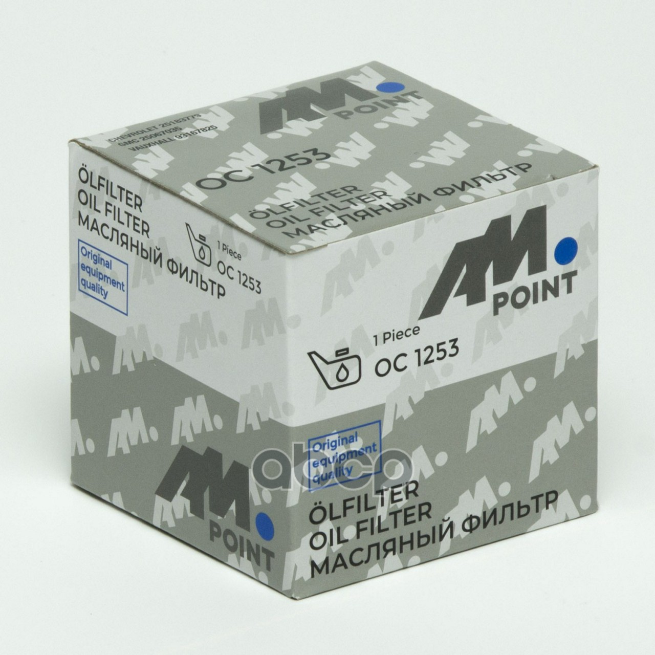 Фильтр масляный CHERY QQ3  CHERY QQ6  CHEVROLET AVEO / KALOS Hatchback (T200)  CHEVROLET AVEO / KALOS Hatchback (T250, T255)  CHEVROLET AVEO / KALOS Saloon (T200)  CHEVROLET AVEO / KALOS Saloon (T250, T255)  CHEVROLET MATIZ (M200, M250)  CHEVROLET SPARK