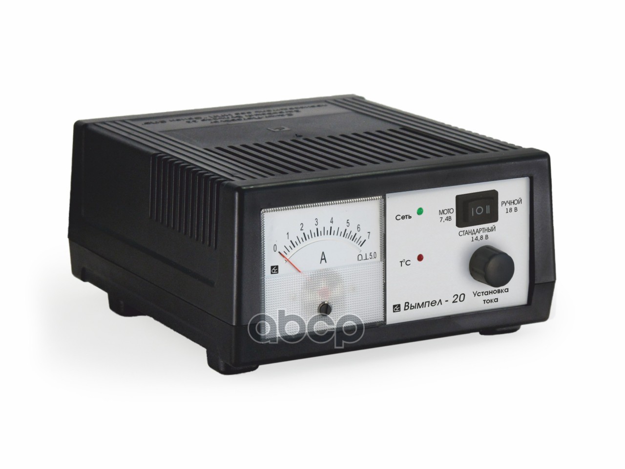 Устроиство зарядное Вымпел 6/12/18V 0-6A Вымпел-20 (автомат., стрелочныи адапт