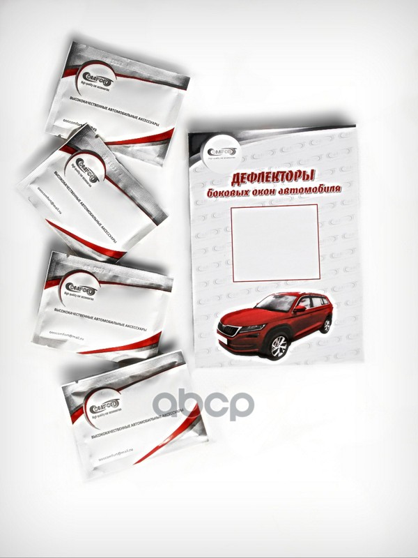 Дефлектор GEELY Monjaro (23-) окон комплект (6шт.) COMFORT