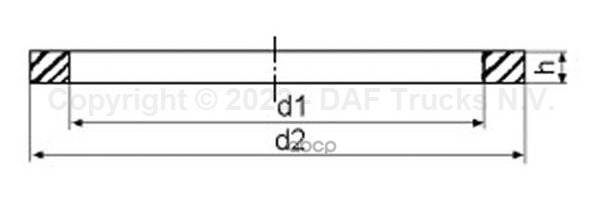 кольцо медное D1=8.2, S=1.5DAF