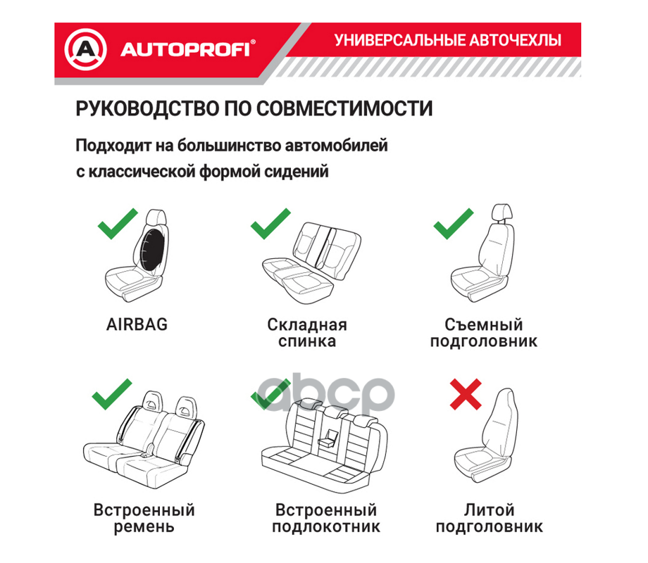 Чехлы автомоб. COMFORT орто.под велюр 11пр карм 6 мол св.сер/т.сер р-р М 5шт(COM-1105 D.GY/L.GY (M)