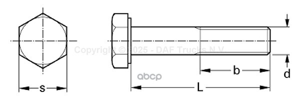 болт М20х2,5х55