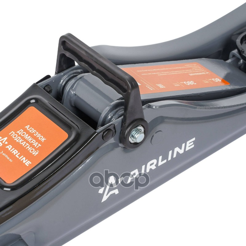 Домкрат подкатной 2т 80-380мм, низкопрофильный, кейс (AJ2F390K)