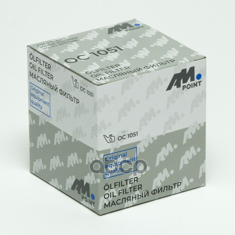 Фильтр масляный Ford Focus I,II,III 98-, Fusion 02-, Mondeo 1.6 07-; Volvo C30 06-, S40 04- AM POINT ZR10-70559238
