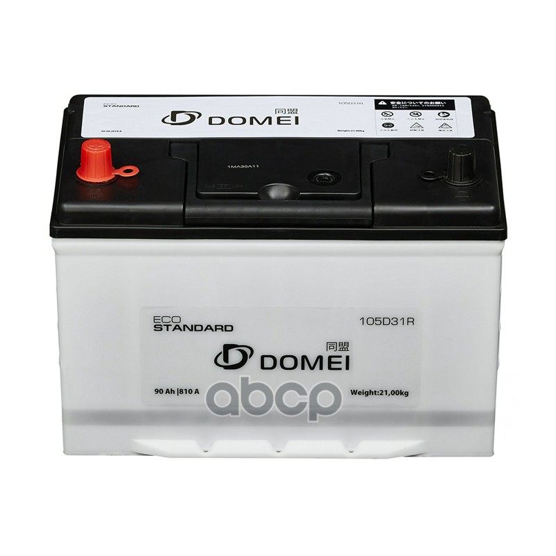 АККУМУЛЯТОР DOMEI 90Ah 810A 105D31R 304x173x220 ПРЯМ. (28800YZZZP 595405083)