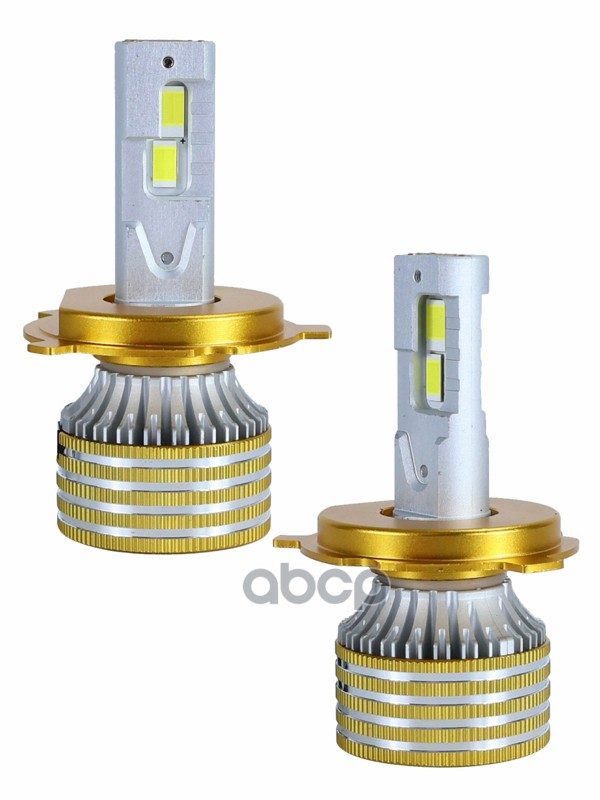 Светодиодные лампы H4 (с вентилятором) (2шт) 12V,90W/шт,3870 чип,6500K,9000LM СУ