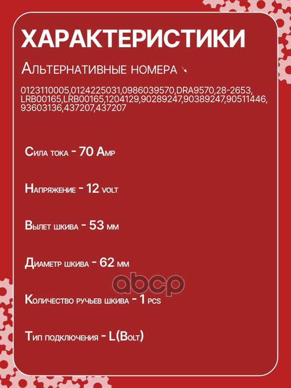 Генератор восстановленный