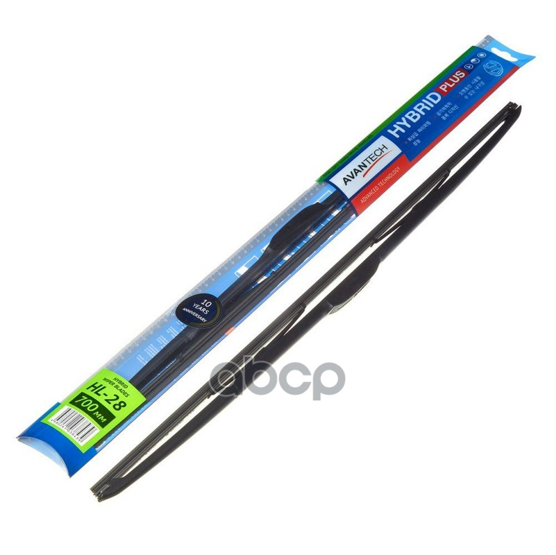 Щетка стеклоочистителя гибридная на левый руль Avantech Hybrid 700мм ( 28'' )