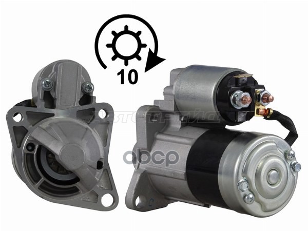 Стартер Kia Rio 00-02 / Shuma 01-04 (1 kW/ Z=10) Sat арт. ST-FP13-18-400