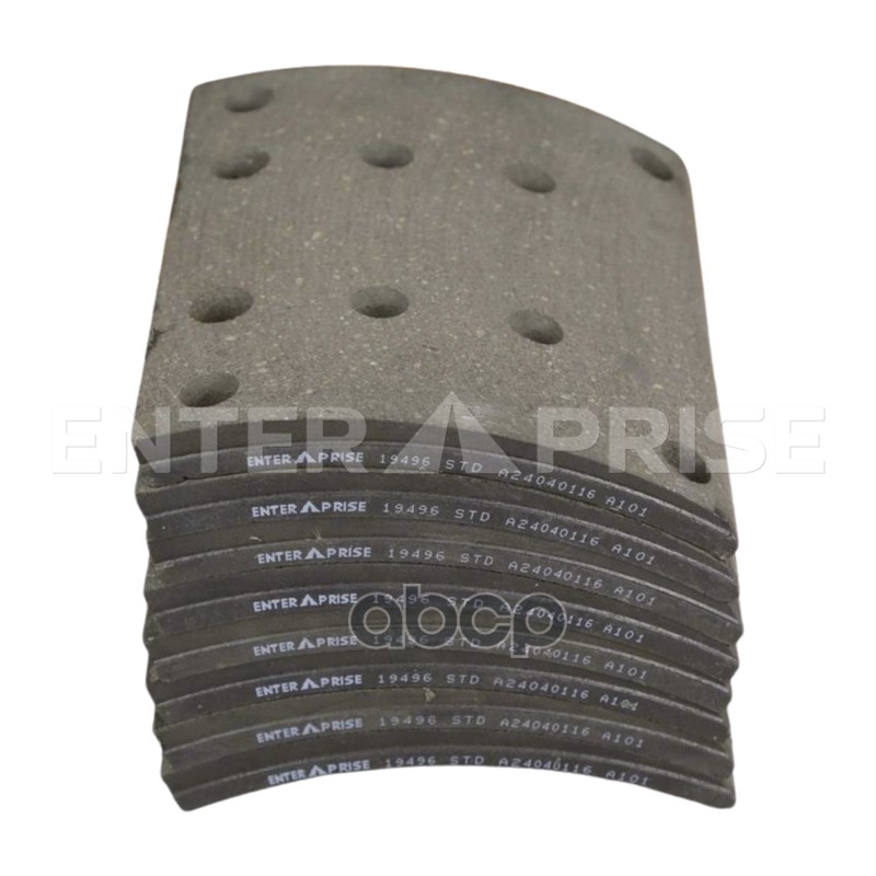 Накладки тормозные 19496/19488 MAN, MB  410х223 (толщ. 17,0 мм) (с заклёпками)