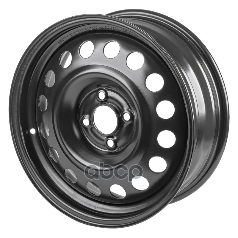 Диск штампованный R16 6J 4x100_60.1 ET36 BANTAJ Black BAN16016