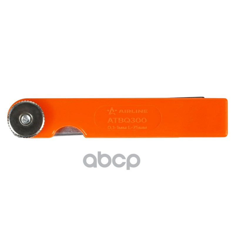 Щуп измерительный набор 11пр. (0,1-1мм, L-75мм, пластиковый корпус), блистер (ATBQ300)