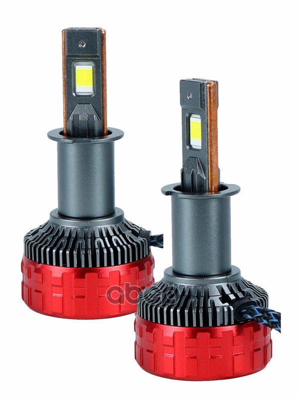 Светодиодные лампы H3 (2шт) 9-15V,100W/шт,7547 чпи.9000LM,6000-6500K